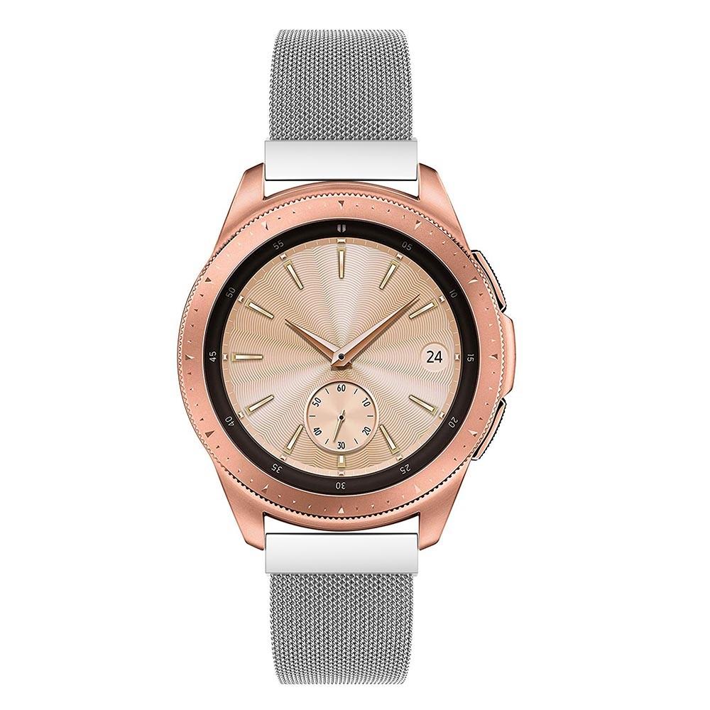 Bracelet milanais pour Samsung Galaxy Watch 42mm, Argent