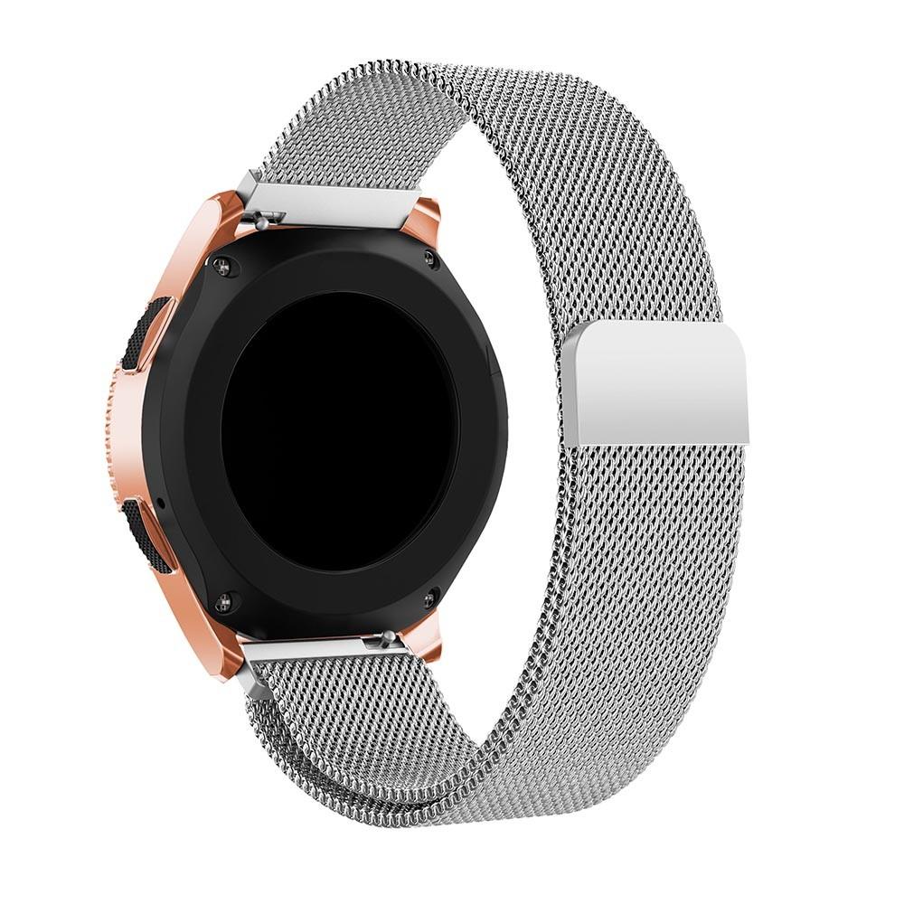 Bracelet milanais pour Samsung Galaxy Watch 42mm, argent