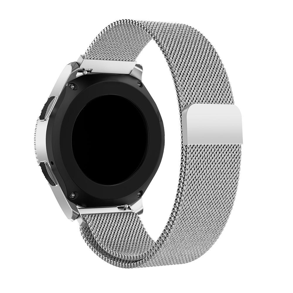 Bracelet milanais pour Samsung Galaxy Watch 46mm, argent
