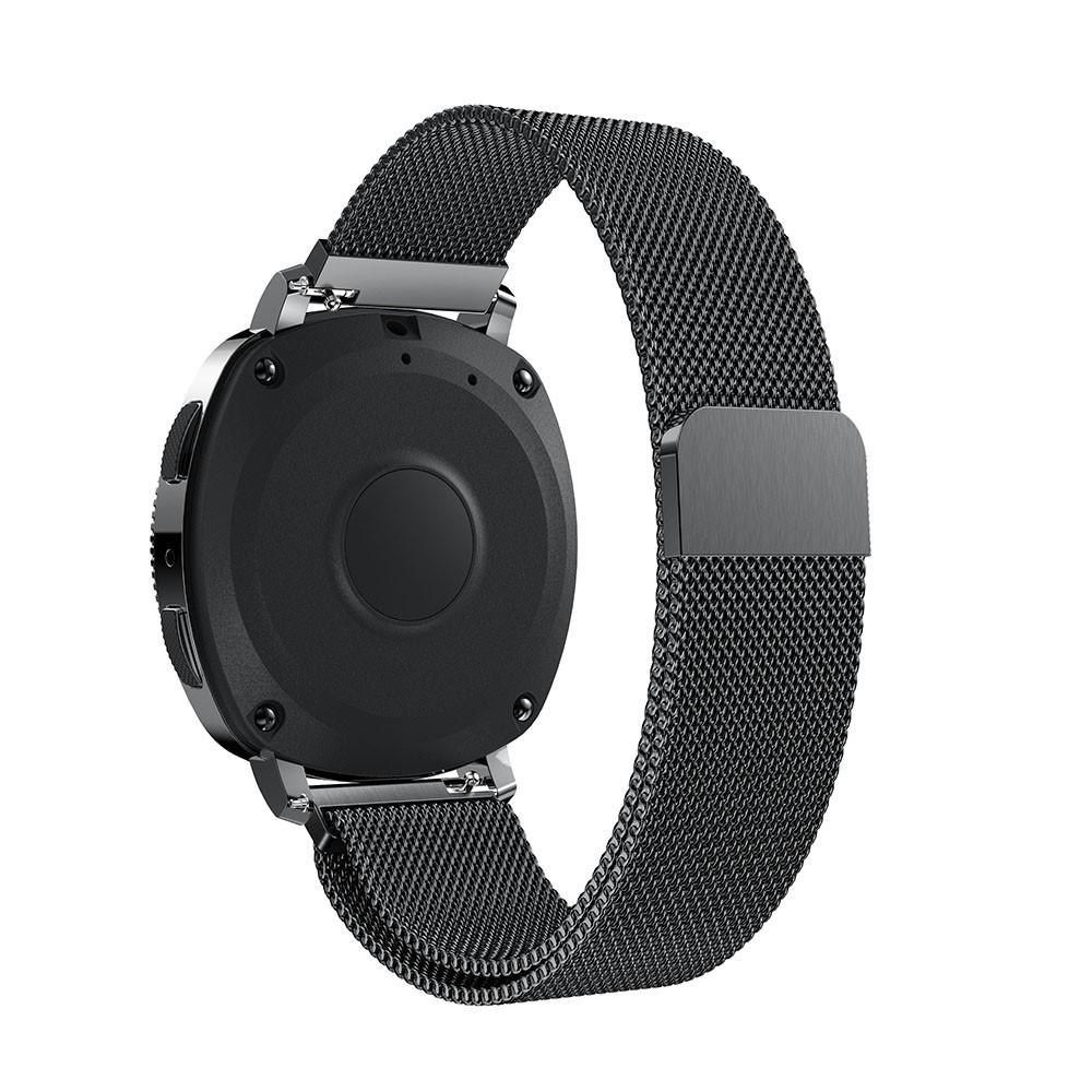 Bracelet milanais pour Samsung Gear Sport, noir