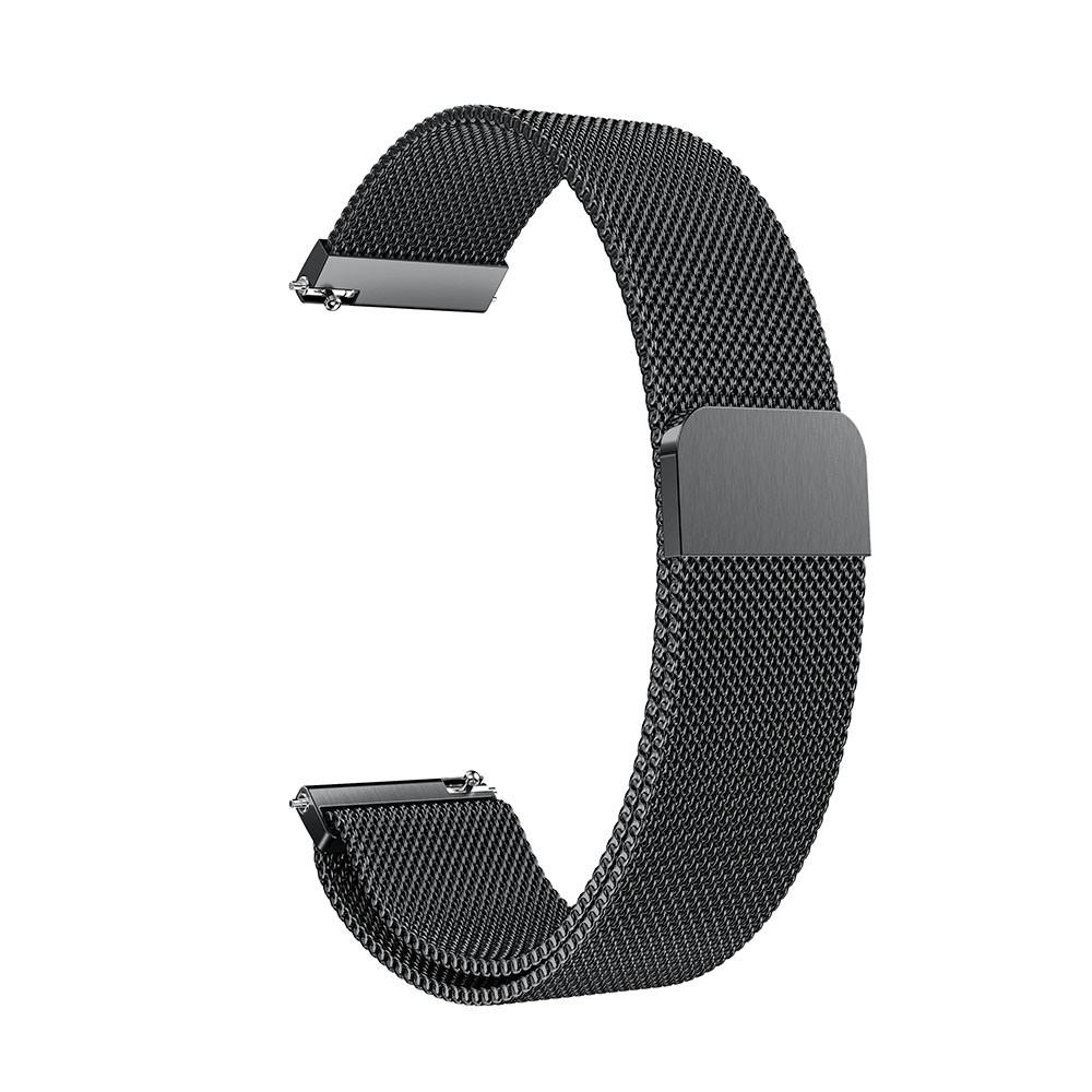 Bracelet milanais pour Samsung Gear Sport, noir