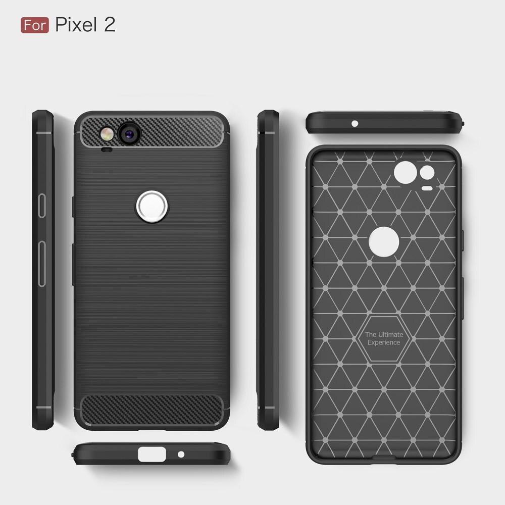 Coque Brushed TPU Case Google Pixel 2 Black