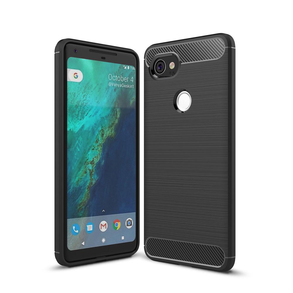 Coque Brushed TPU Case Google Pixel 2 XL Black