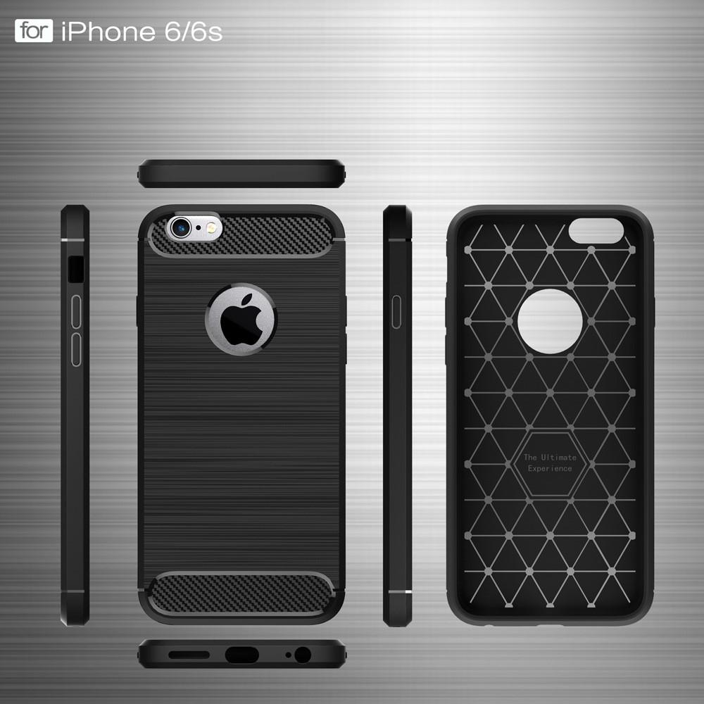 Coque Brushed TPU Case iPhone 6/6S Black