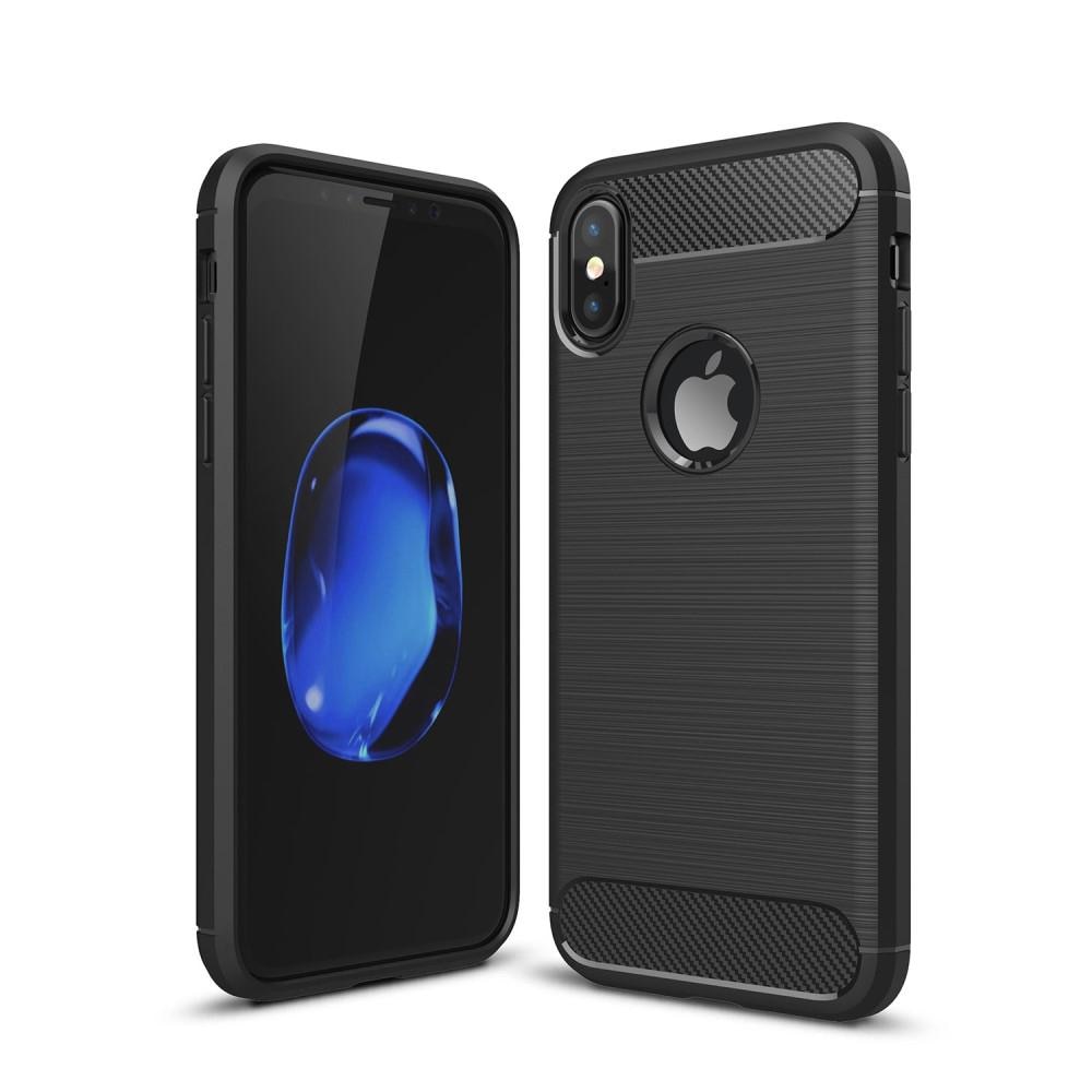 Coque Brushed TPU Case iPhone X/XS Black