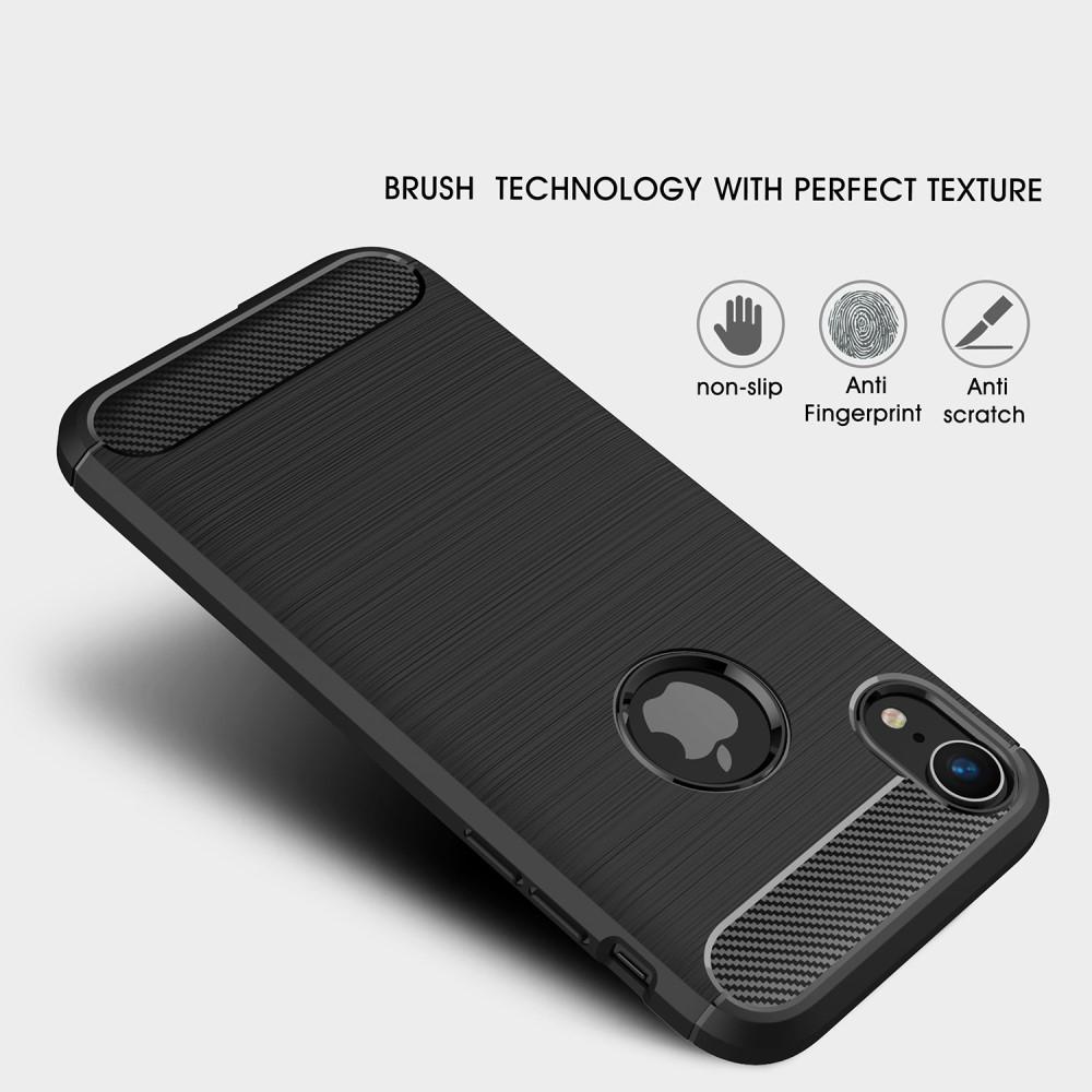 Coque Brushed TPU Case iPhone Xr Black