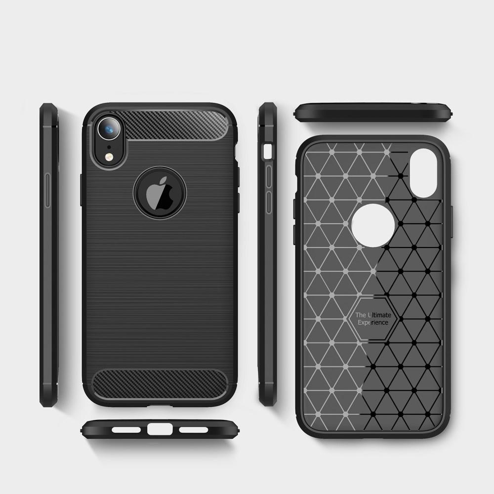 Coque Brushed TPU Case iPhone Xr Black