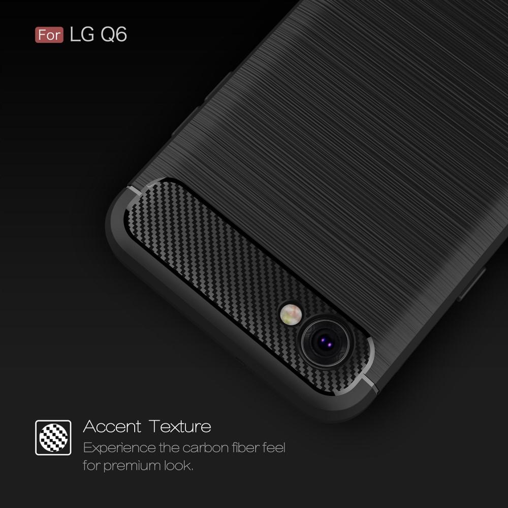 Coque Brushed TPU Case LG Q6 Black