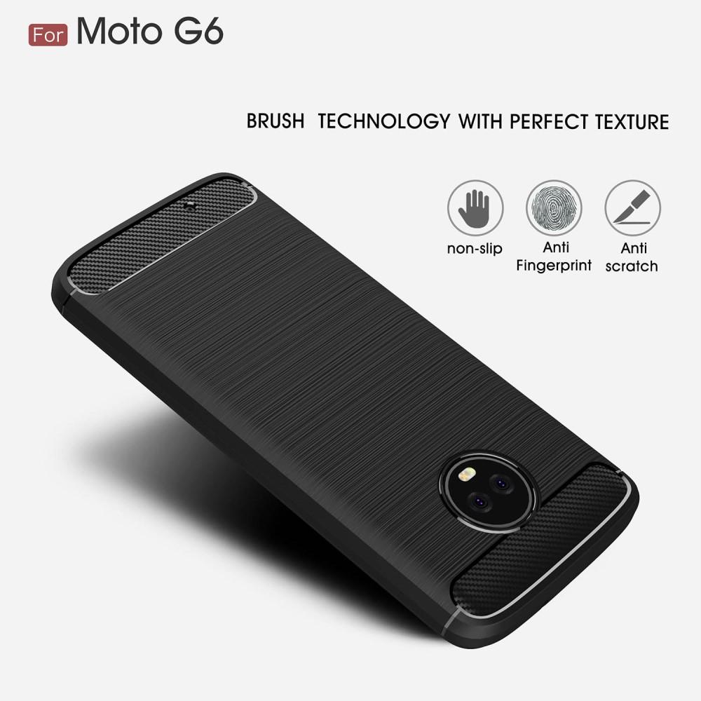 Coque Brushed TPU Case Motorola Moto G6 Black