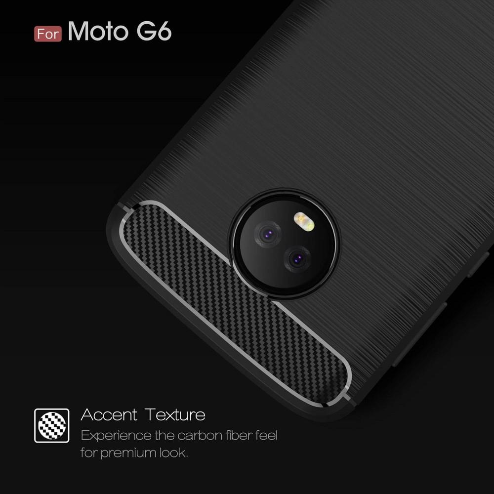 Coque Brushed TPU Case Motorola Moto G6 Black