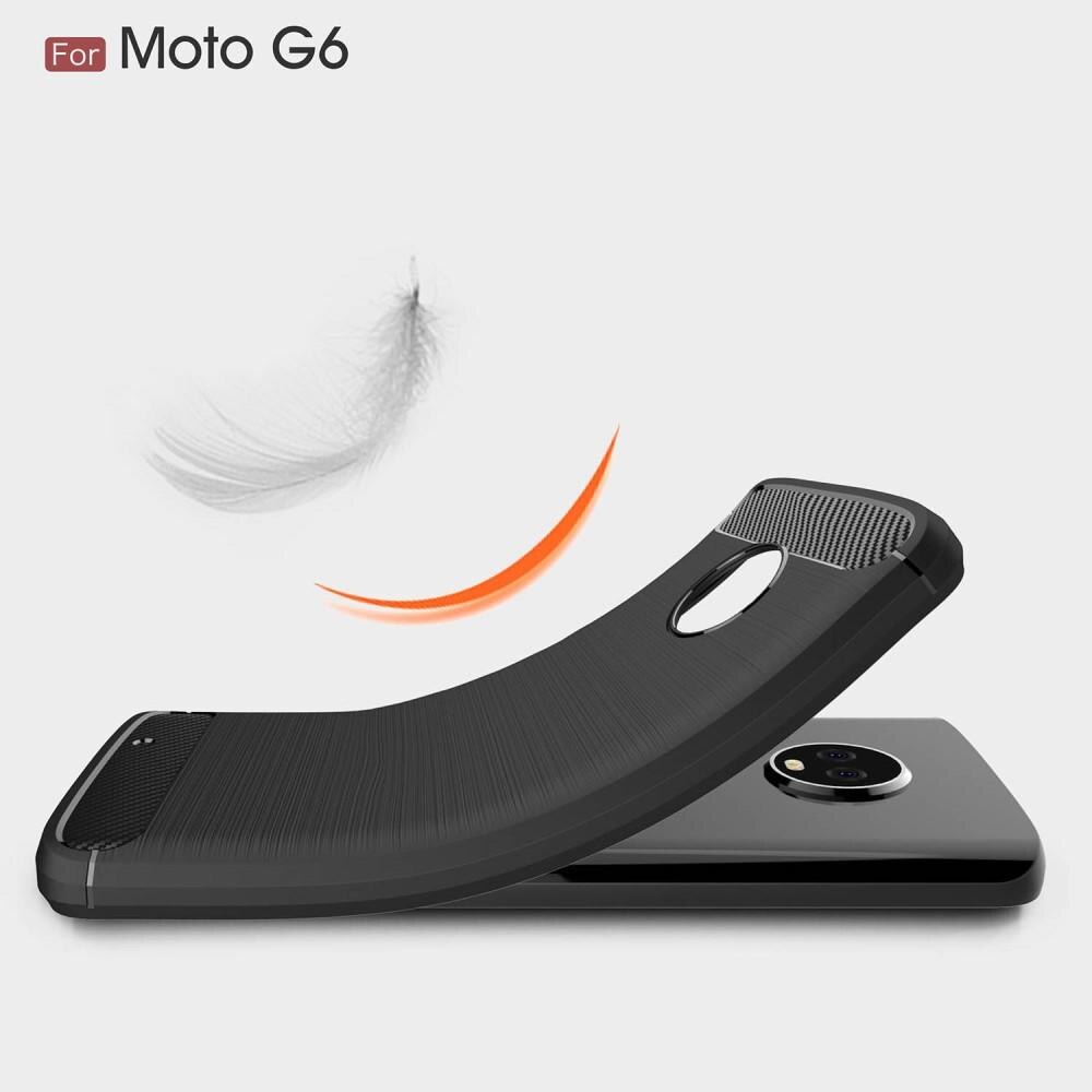 Coque Brushed TPU Case Motorola Moto G6 Black