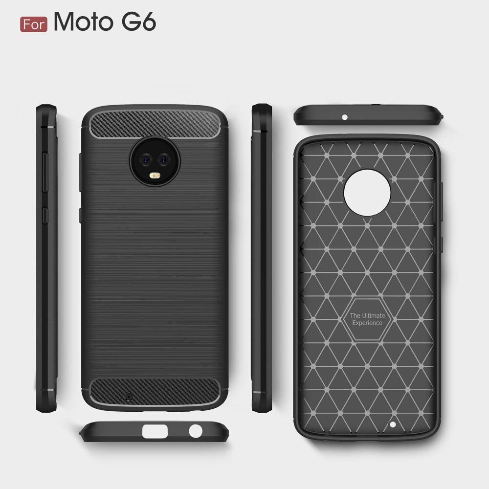 Coque Brushed TPU Case Motorola Moto G6 Black