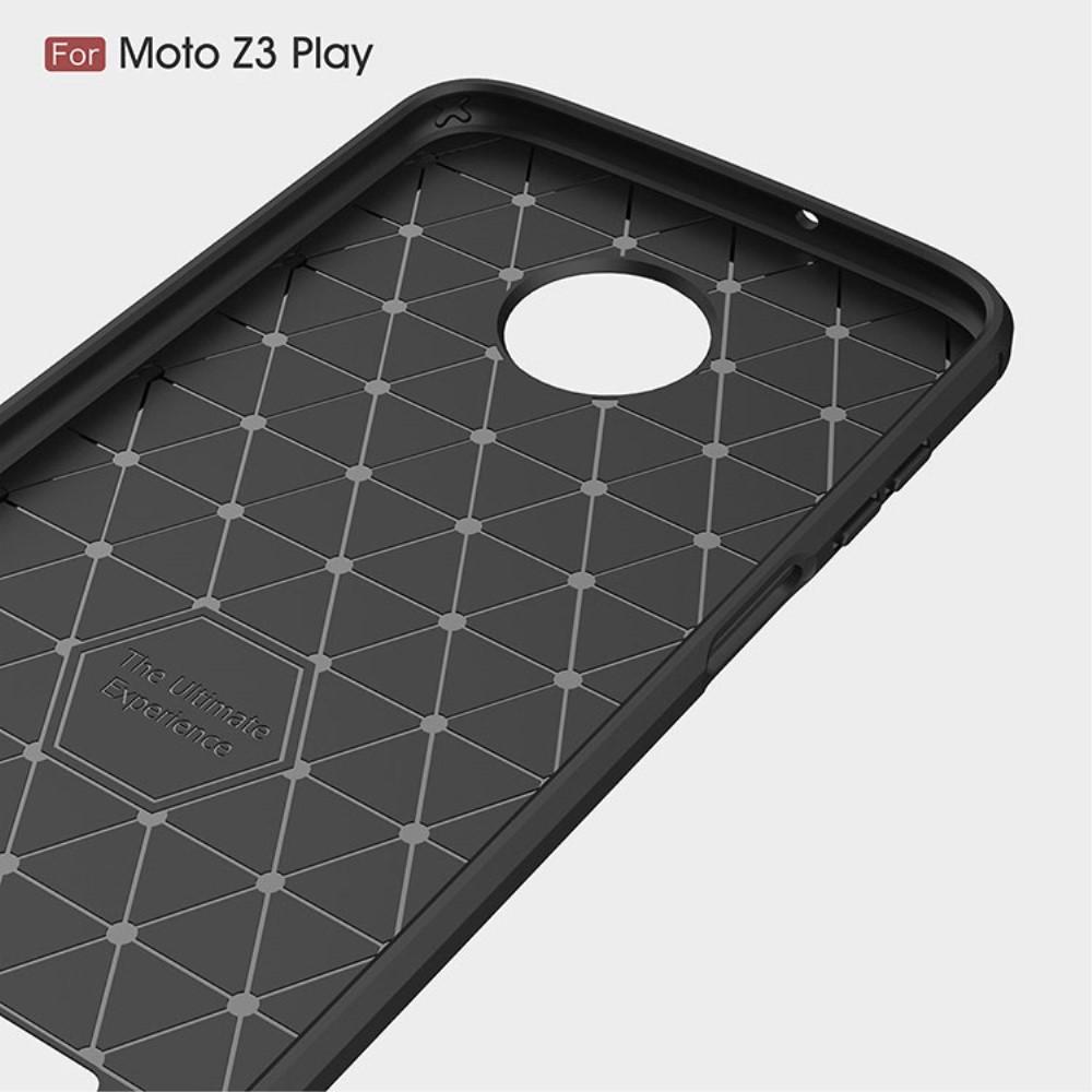 Coque Brushed TPU Case Motorola Moto Z3 Play Black