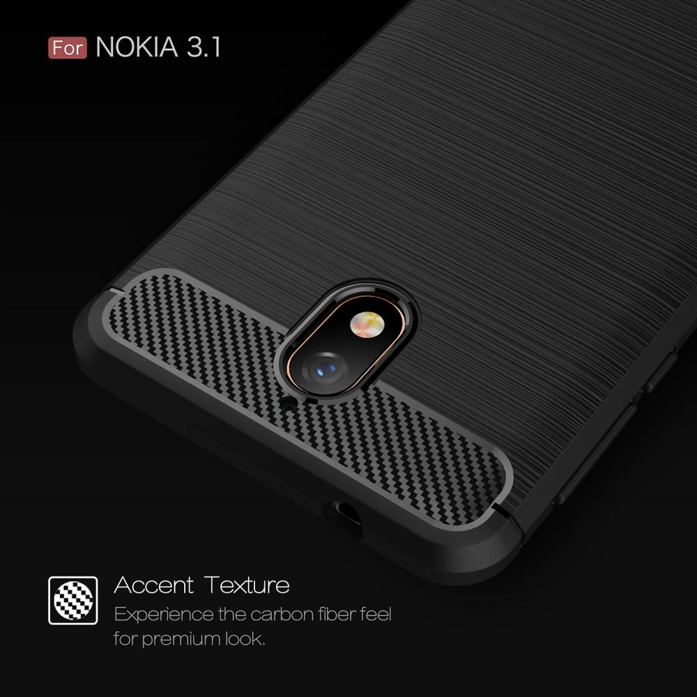 Coque Brushed TPU Case Nokia 3.1 2018 Black