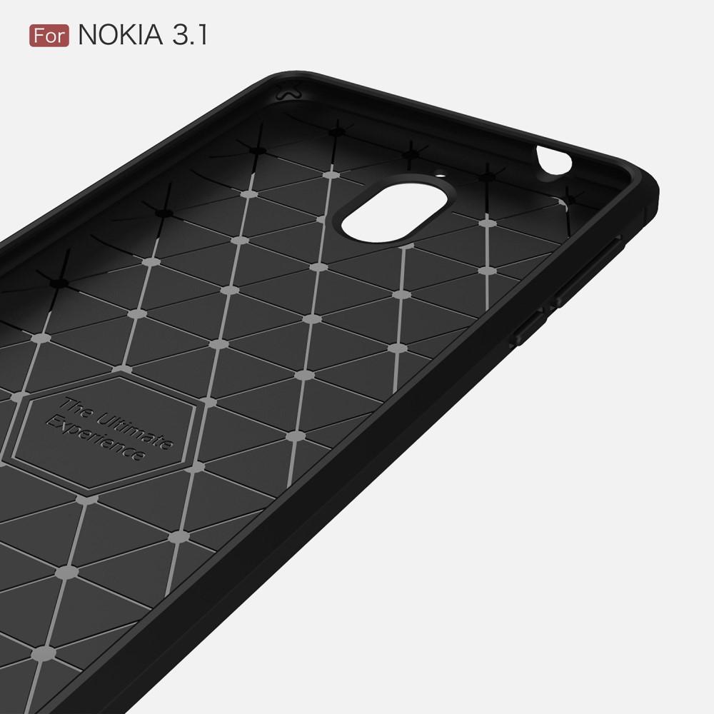 Coque Brushed TPU Case Nokia 3.1 2018 Black