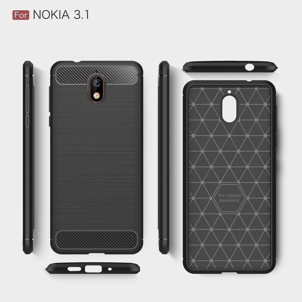 Coque Brushed TPU Case Nokia 3.1 2018 Black