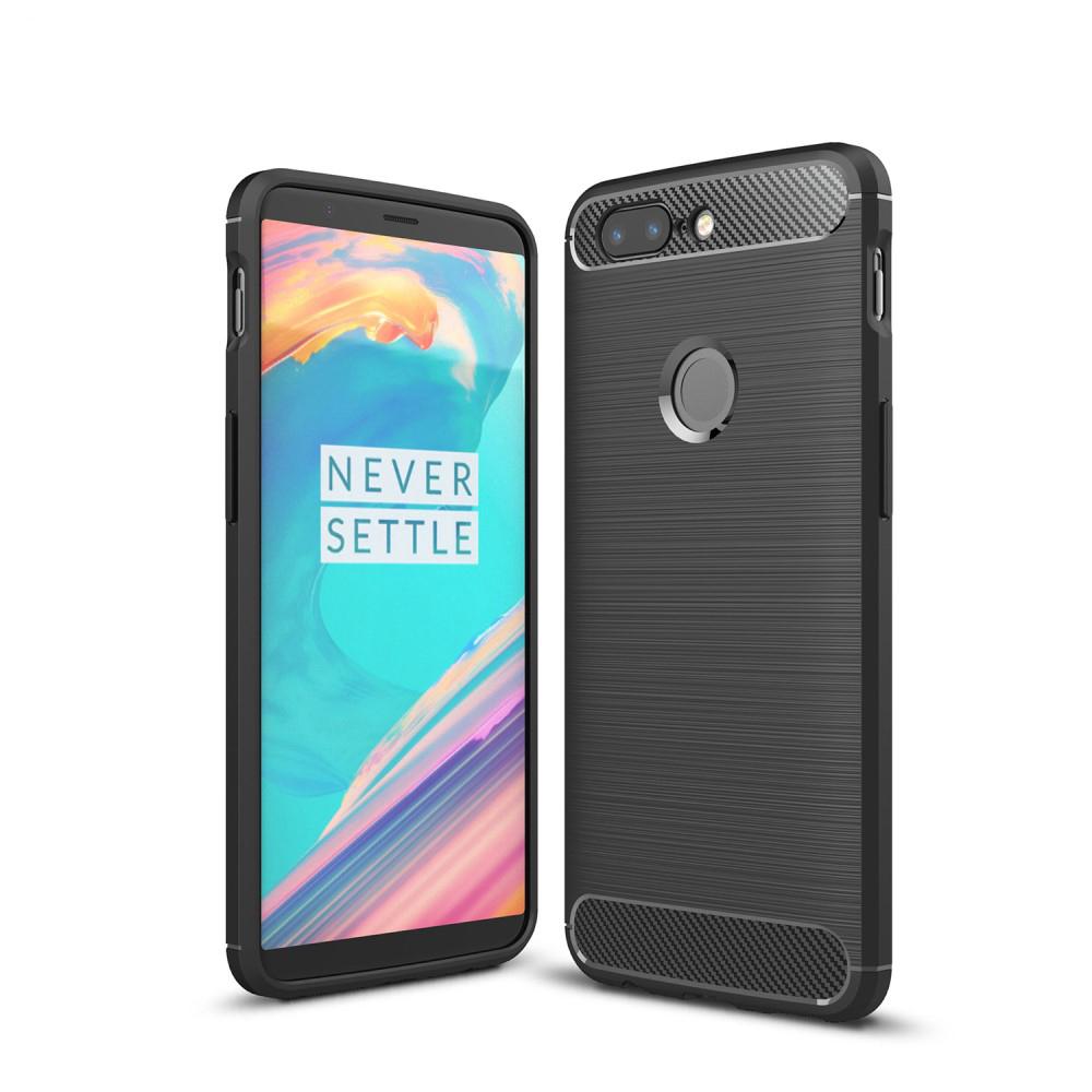 Coque Brushed TPU Case OnePlus 5T Black