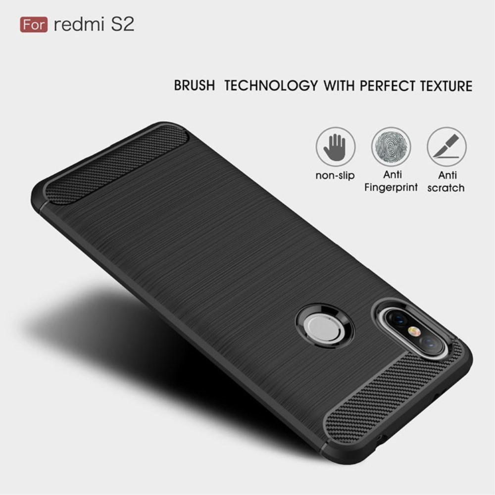 Coque Brushed TPU Case Xiaomi Redmi S2 Black