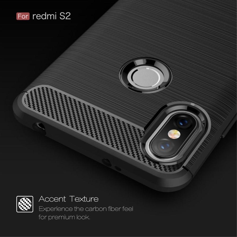 Coque Brushed TPU Case Xiaomi Redmi S2 Black