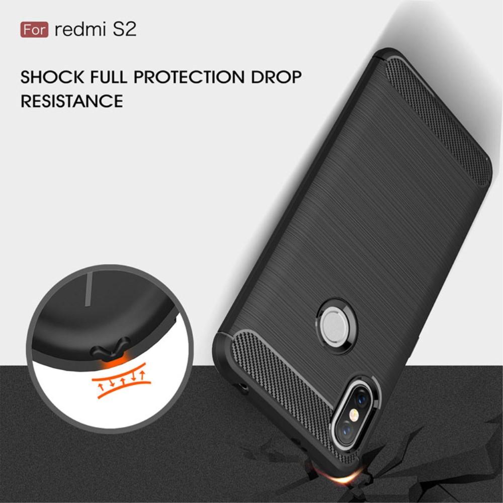 Coque Brushed TPU Case Xiaomi Redmi S2 Black