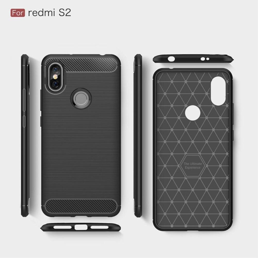 Coque Brushed TPU Case Xiaomi Redmi S2 Black