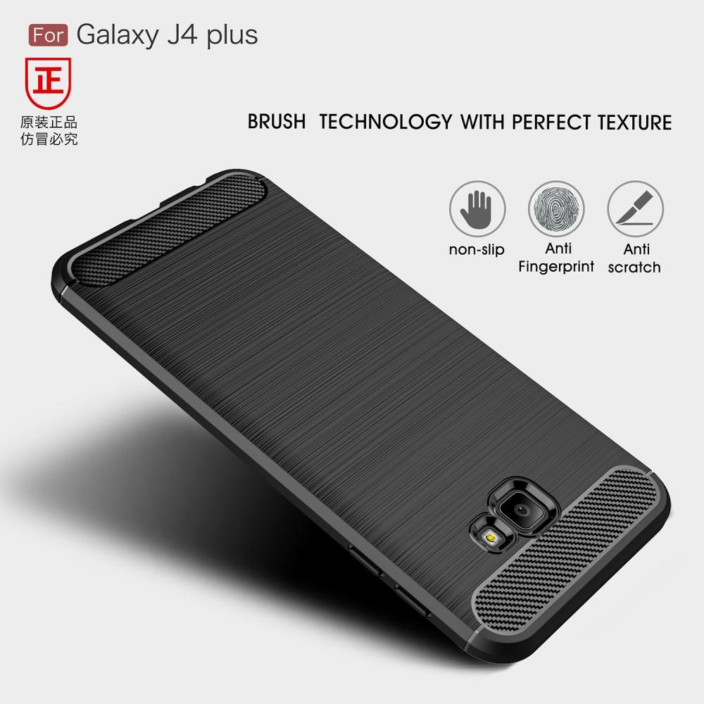 Coque Brushed TPU Case Samsung Galaxy J4 Plus 2018 Black