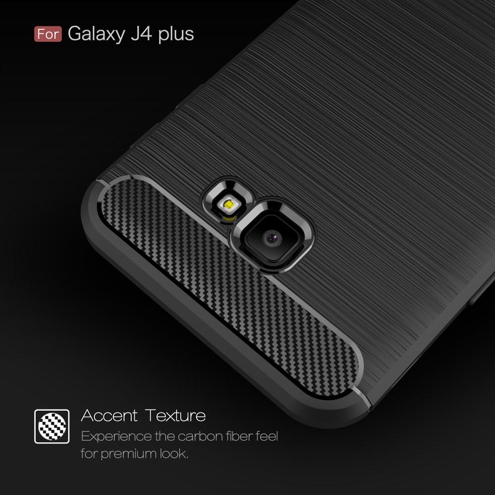 Coque Brushed TPU Case Samsung Galaxy J4 Plus 2018 Black