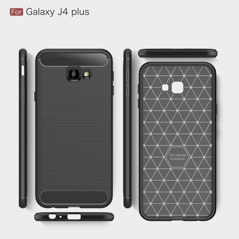 Coque Brushed TPU Case Samsung Galaxy J4 Plus 2018 Black