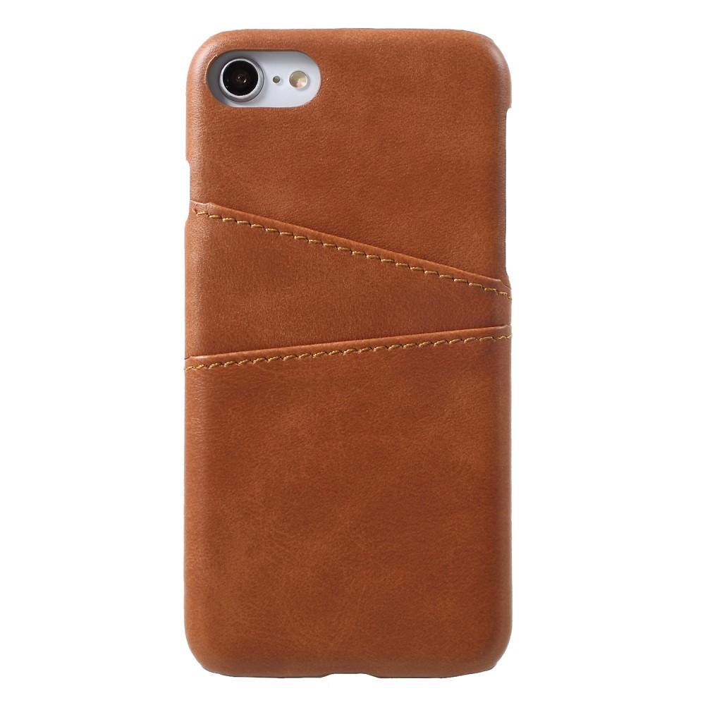 Coque Card Slots iPhone SE 2020, Marron