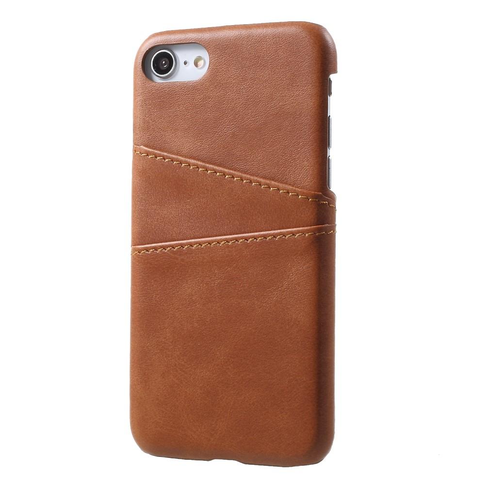 Coque Card Slots iPhone SE 2022, Marron