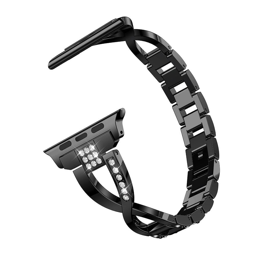 Bracelet Cristal Apple Watch 41mm Series 8 Black