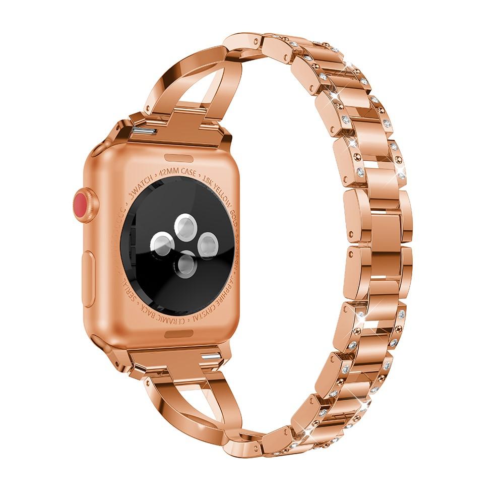 Bracelet Cristal Apple Watch 42mm, Rose Gold