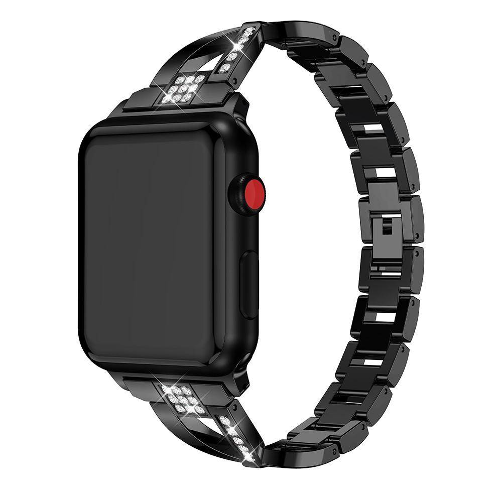 Bracelet Cristal Apple Watch 42/44/45 mm Black