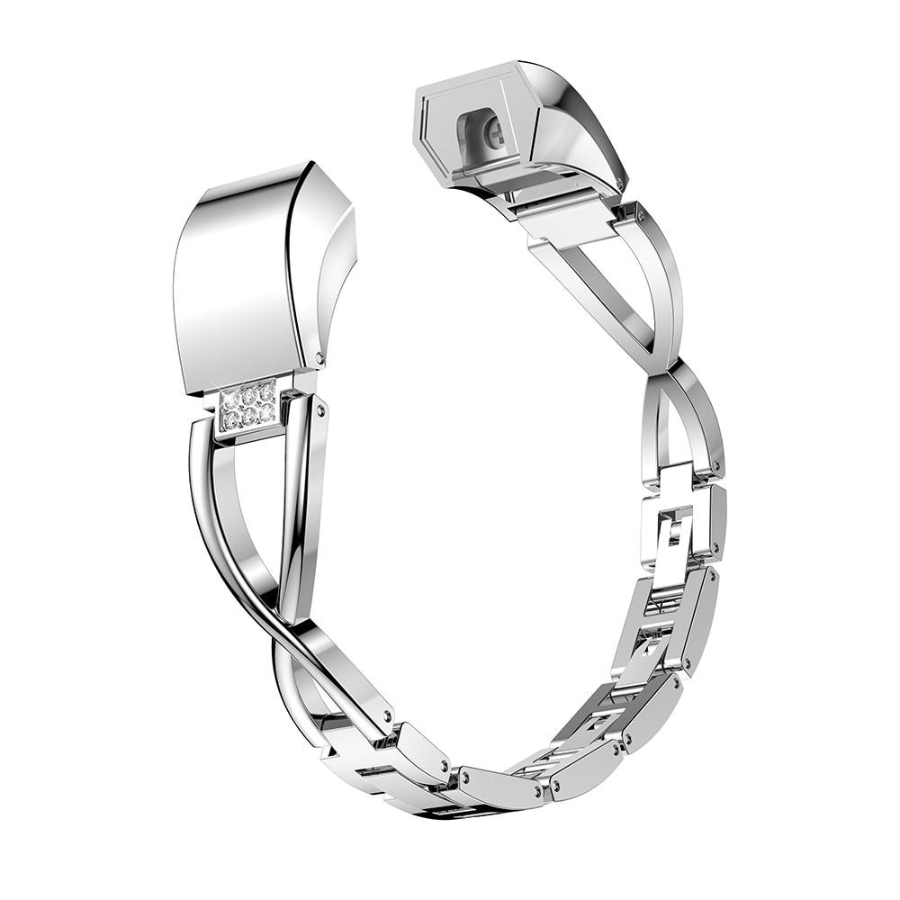 Bracelet Cristal Fitbit Alta/Alta HR Argent