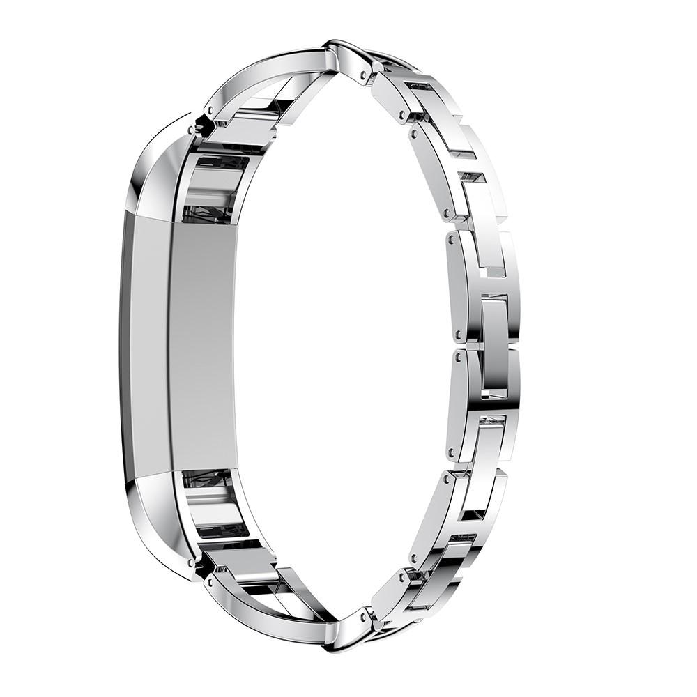 Bracelet Cristal Fitbit Alta/Alta HR Argent
