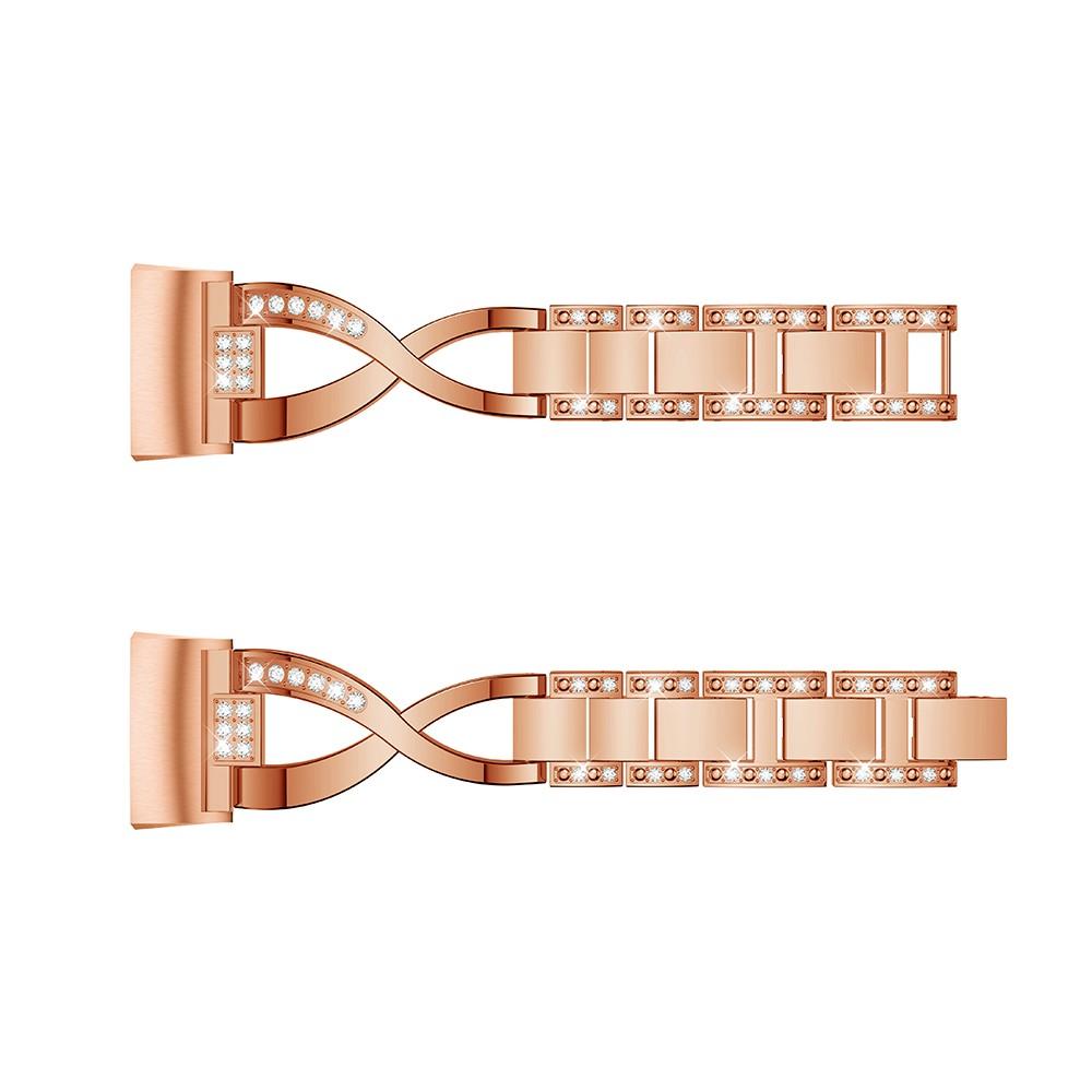 Bracelet Cristal Fitbit Charge 3/4 Rose Gold
