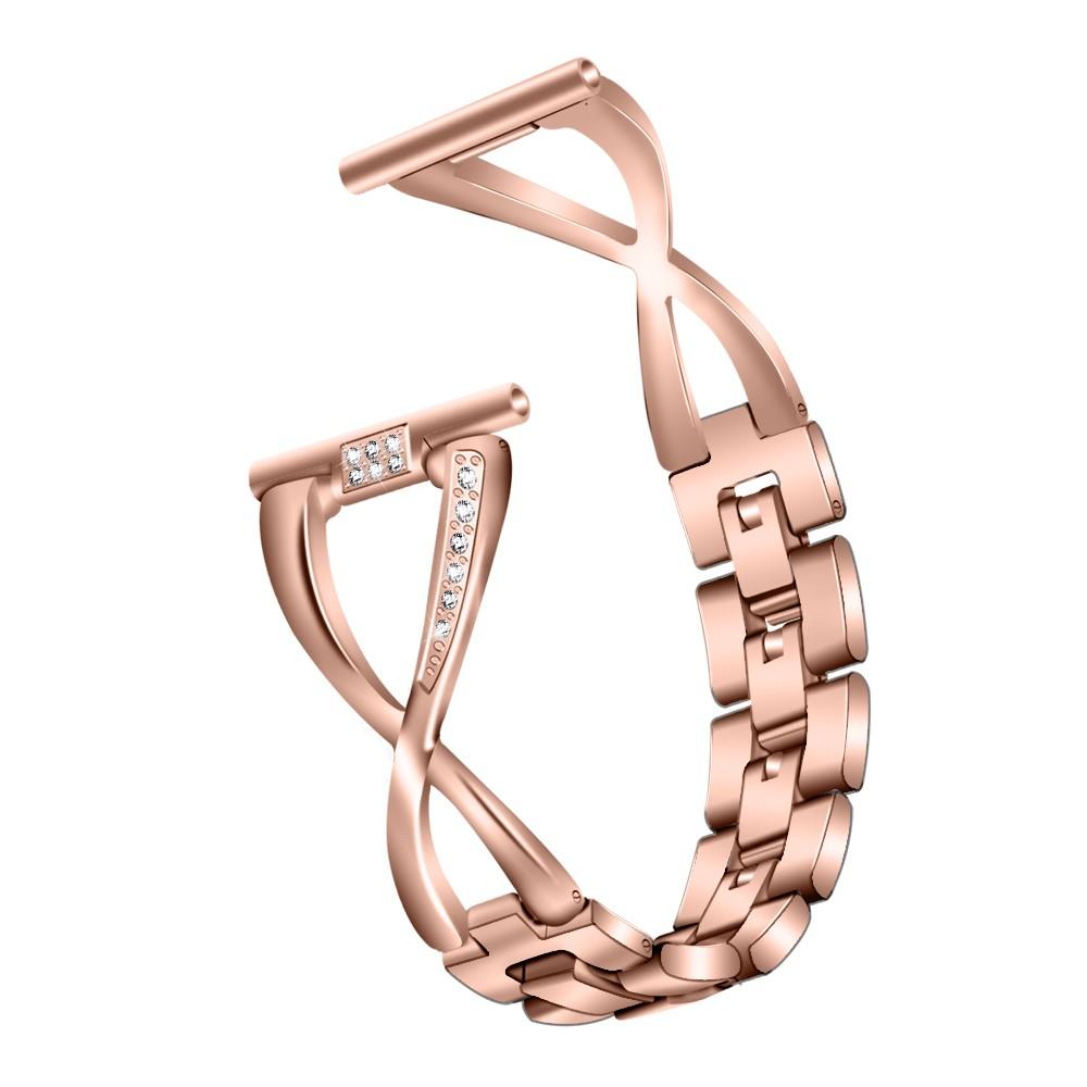 Bracelet Cristal Fitbit Versa/Versa 2 Rose Gold