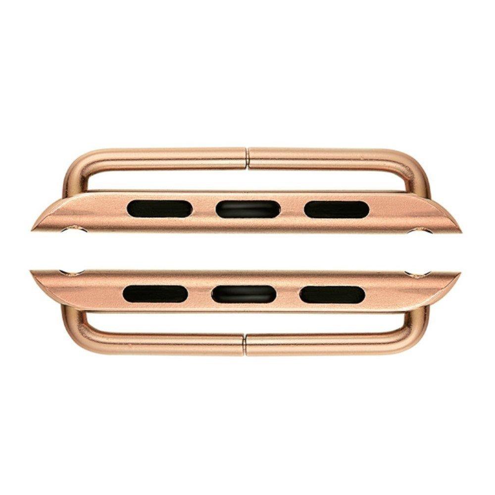 Adaptateur de Bracelet - Connecteur de Bracelet de Montre Apple Watch 38mm, or rose