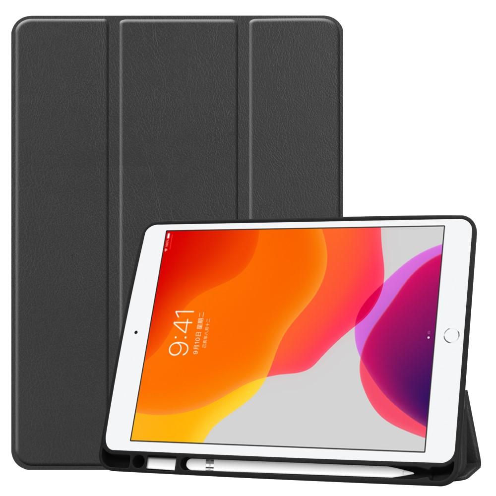 Étui Tri-Fold avec porte-stylo iPad 10.2 8th Gen (2020), noir