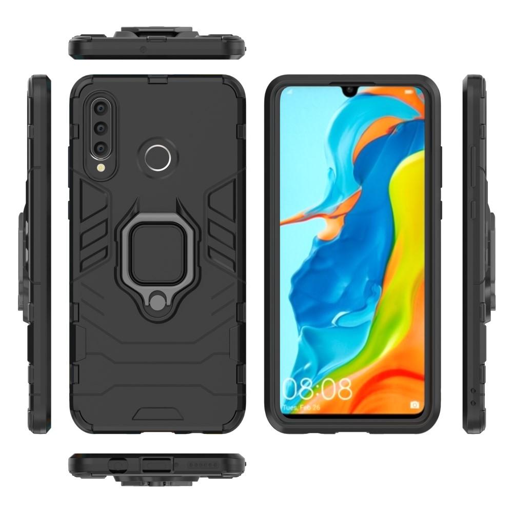 Coque hybride Tech Ring Huawei P30 Lite Noir