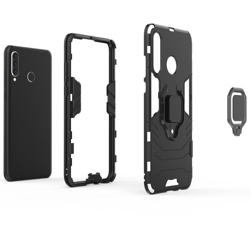 Coque hybride Tech Ring Huawei P30 Lite Noir