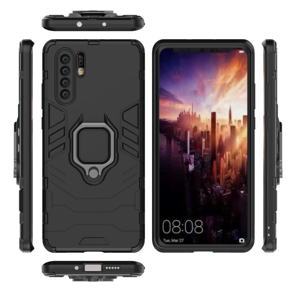 Coque hybride Tech Ring Huawei P30 Pro Noir