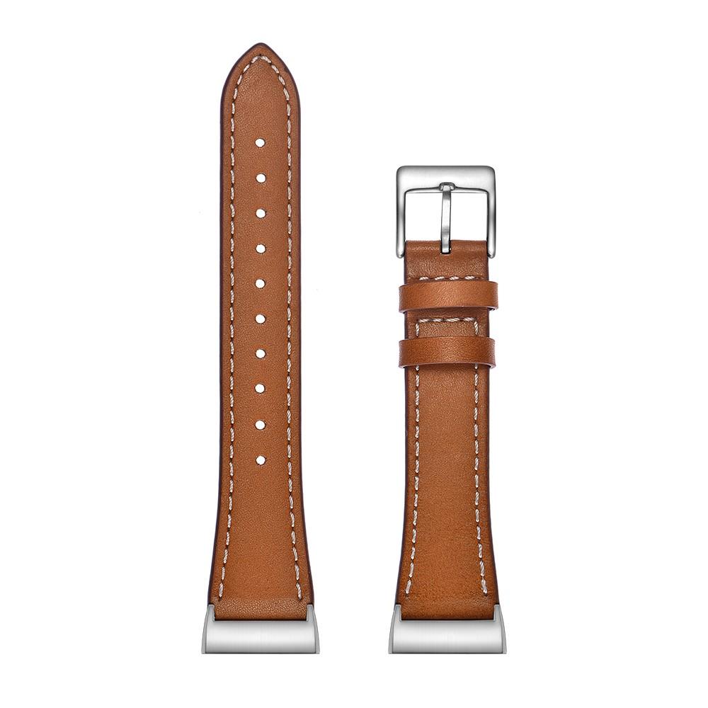 Bracelet en cuir Fitbit Charge 3/4 Marron