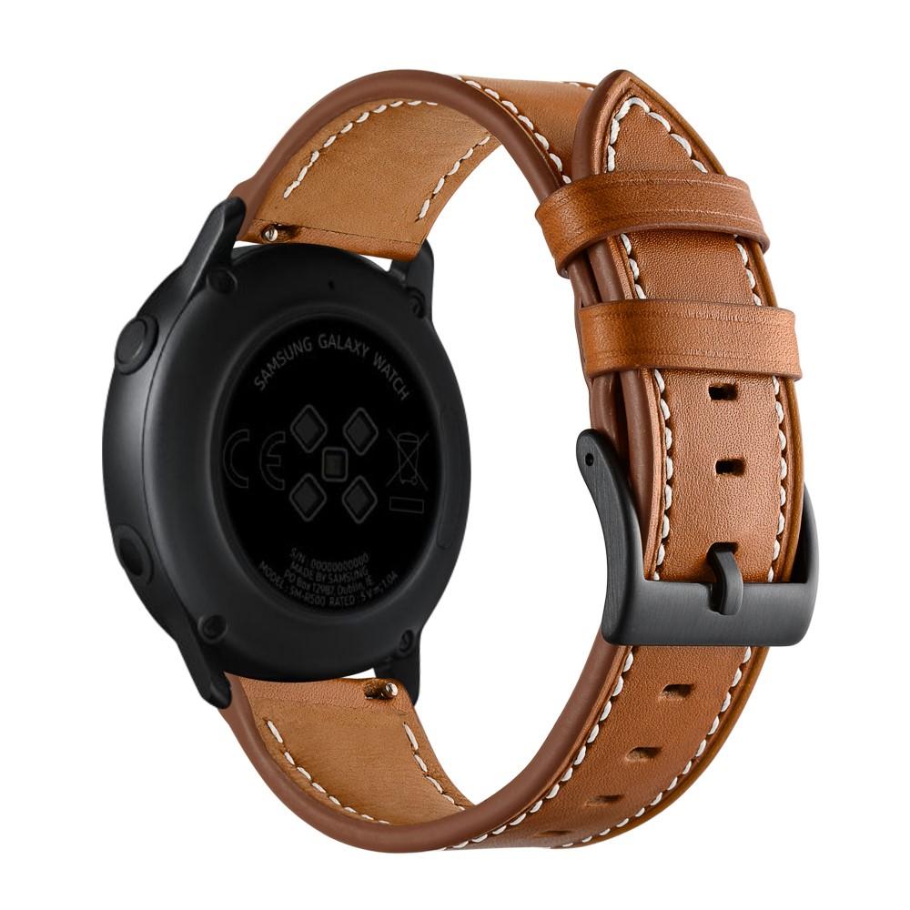 Bracelet en cuir Samsung Galaxy Watch 5 Pro, cognac