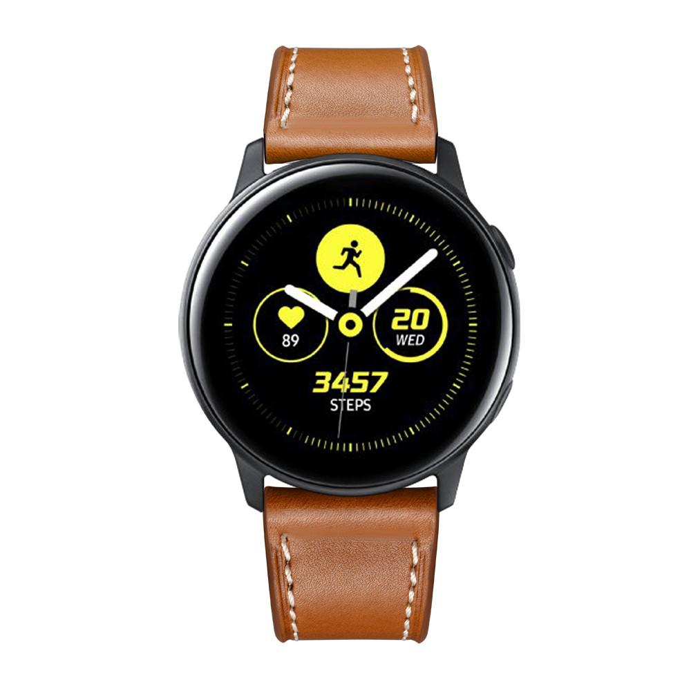 Bracelet en cuir Samsung Galaxy Watch 42mm, cognac