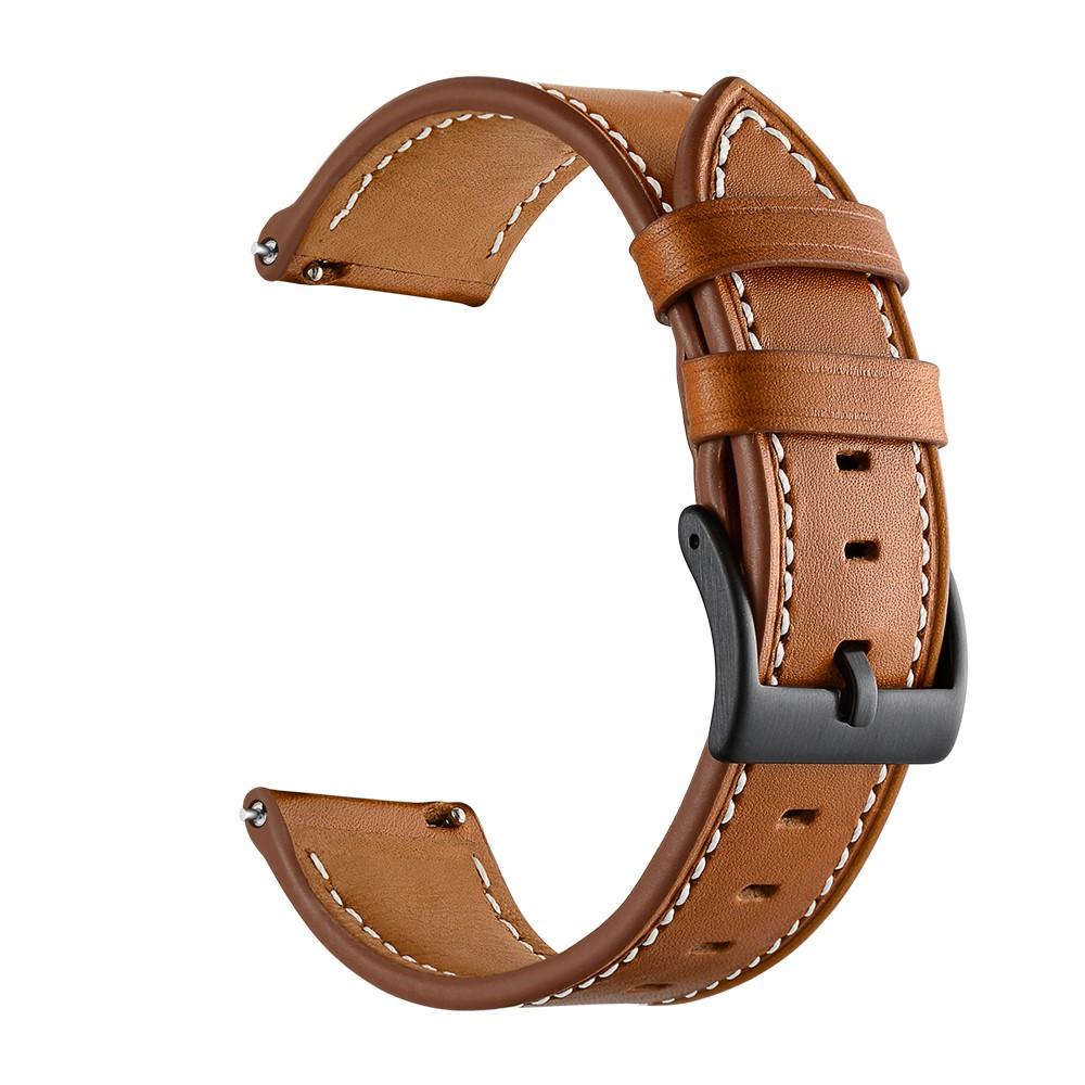 Bracelet en cuir Samsung Galaxy Watch 42mm, cognac