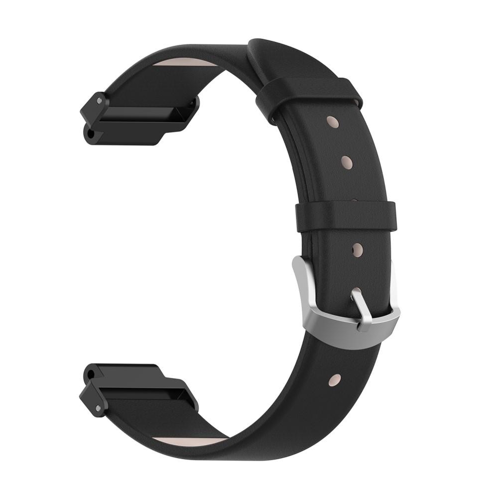 Bracelet en cuir Garmin Forerunner 235/735XT Noir