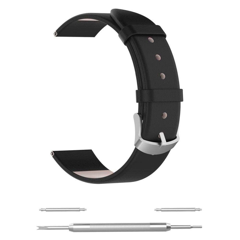 Bracelet en cuir Garmin Forerunner 645, Noir