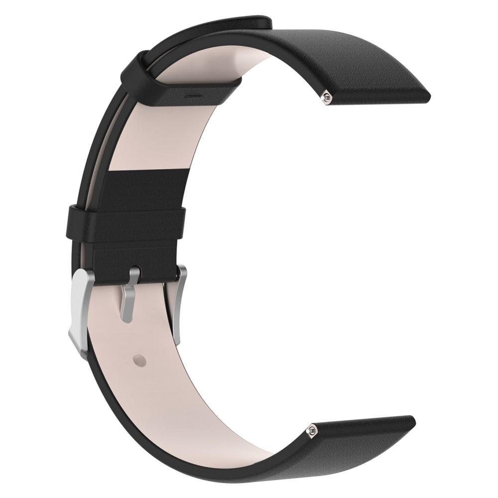 Bracelet en cuir Garmin Forerunner 645, Noir