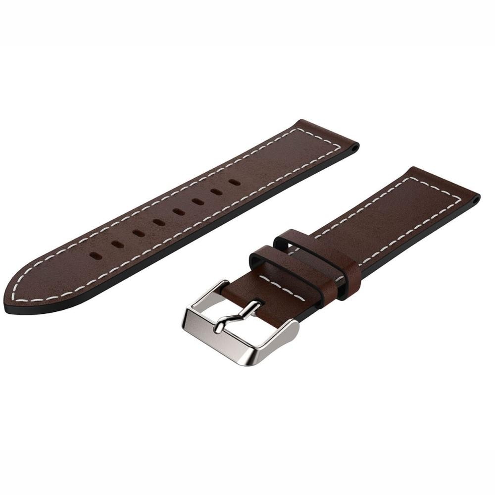 Bracelet en cuir Huawei Watch GT 2 46mm/Watch GT 2e/Watch GT, Marron